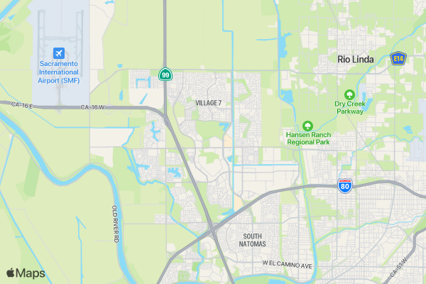 Inderkum PTSA Fresh Start 5K and Health Fitness Beauty Expo location map image