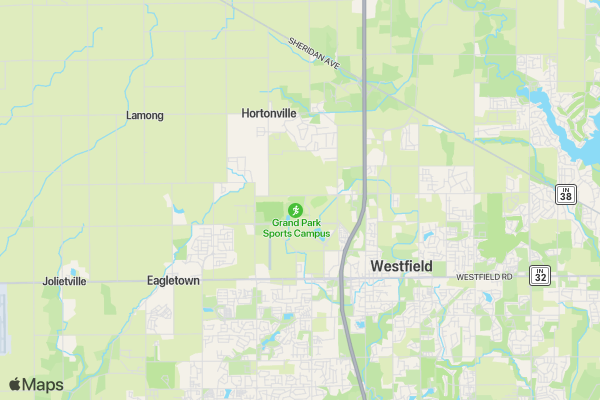 Indianapolis Dresses for Dreams Global 5K location map image