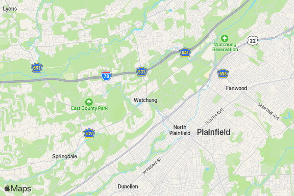 International Day of the Girl 5K Walk location map image