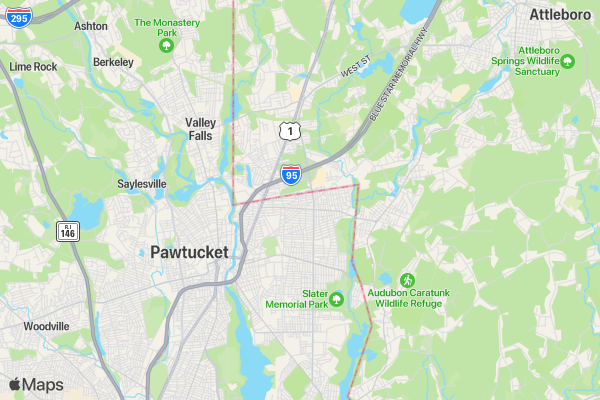 Irish American Road Race location map image