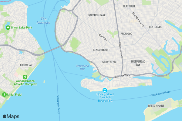 IS 223 Classic location map image