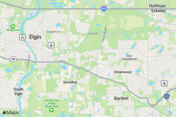 Jacobs Farm Charity Fun Run location map image