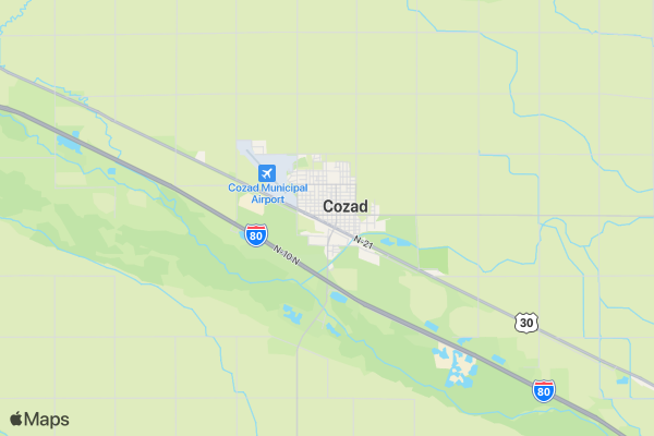 Jaycee's 5K Poker Run location map image