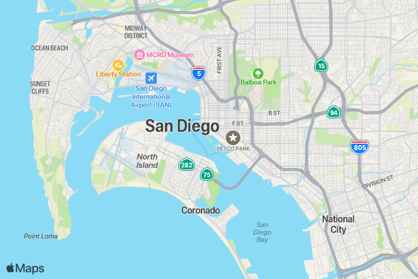Jazz by the Bay 5k location map image