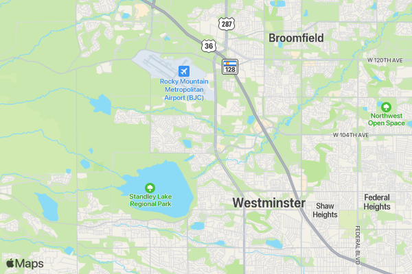 Jog in the Bog 5K location map image