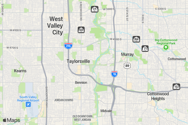 Jordan River Half & 5k location map image