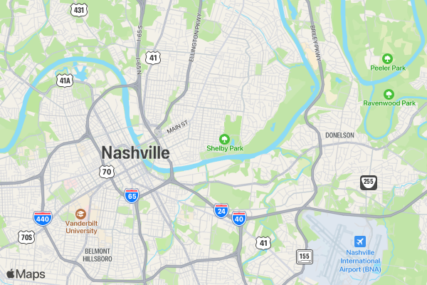 Judah Fun Run/Walk location map image