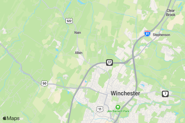 JWHS Colors For Cancer 5K location map image