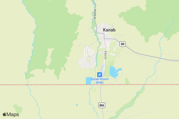 Kanab City Youth Soccer location map image
