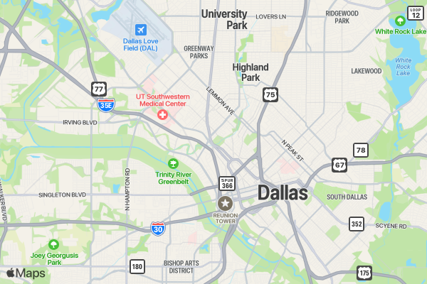 Katy 5K location map image