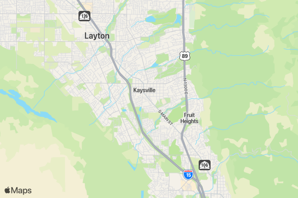 Kaysville Rotary 4th of July location map image
