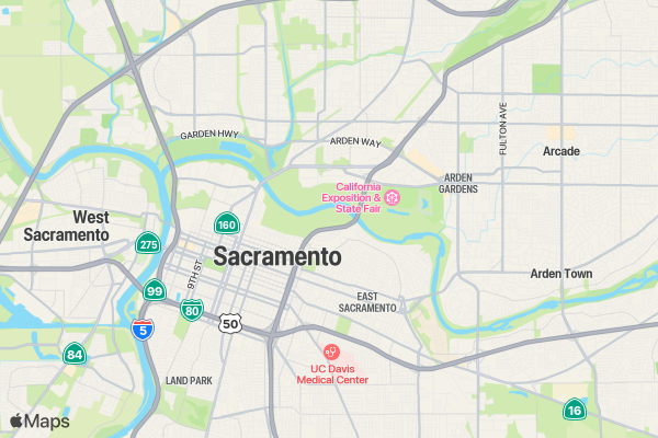 Keep Going 5K/10K/13.1 Run CITY OF TREES Spring location map image