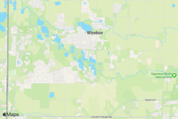 Kickin' Kawasaki 5K - Windsor, CO location map image