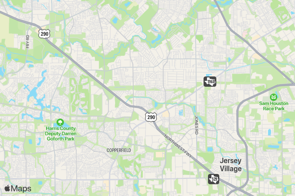 Kickin' Kawasaki 5K - Woodlands, TX location map image
