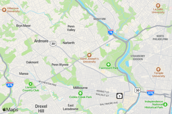 Kinney 5K Walk/Run for Autism location map image