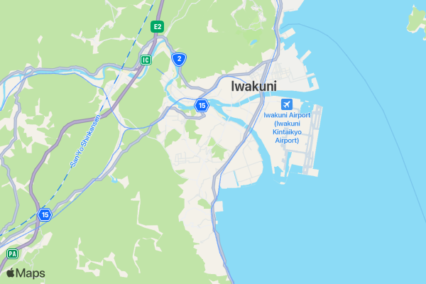 Kiss Me I'm A Runner Iwakuni location map image