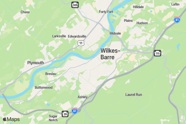 Kisses To Cancer 5k location map image