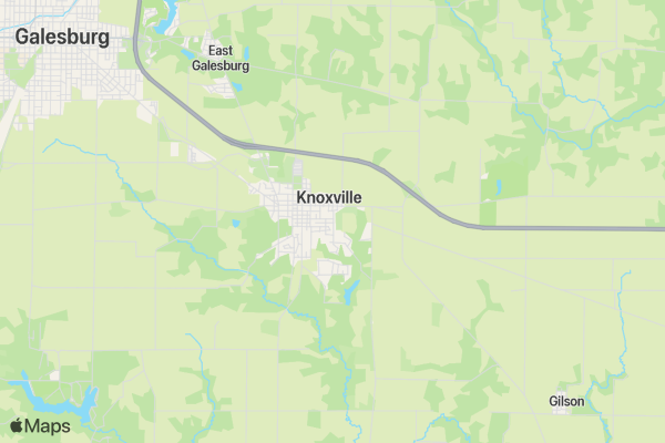 Knoxville Firecracker 5k Run/Walk location map image