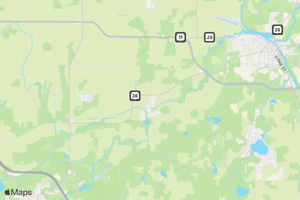 KRC Veterans Day Run location map image