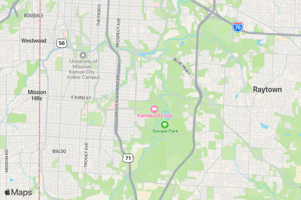 Kris Kringle 5K location map image