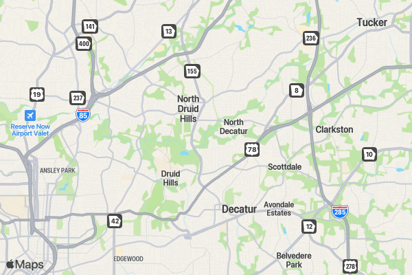 Labor Day Run 5K/10K/13.1 ATLANTA location map image