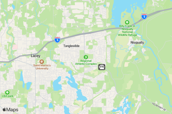Lacey BK5K location map image