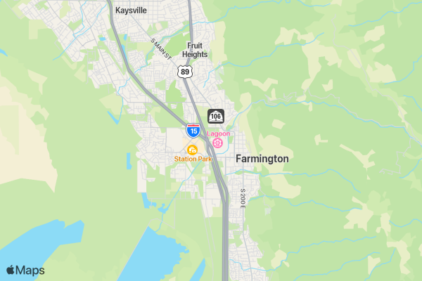Lagoon Half Marathon, 10K & 5K location map image