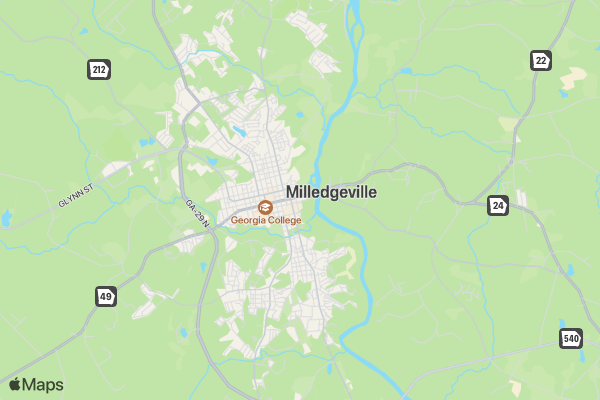 Lake Country Gymnastics 5K and Fun RUn location map image