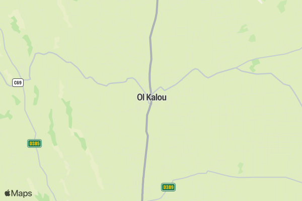 Lake OlBolossat Sports Tourism and Conservation Half Marathon location map image