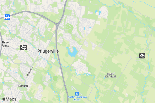 Lake Pflugerville Triathlon location map image