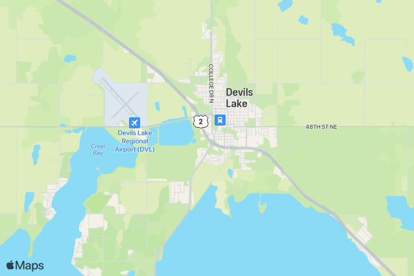 Lake Region Fitness 5k location map image