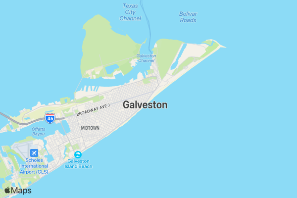 Last Minute 5K Beach Run for Scholarships location map image