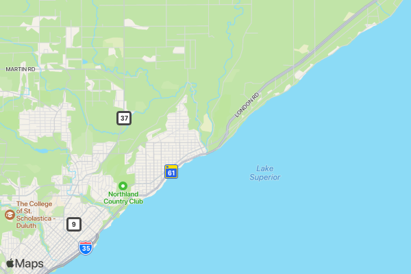 Law Day 5K location map image