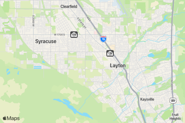 Layton Marathon World Record location map image