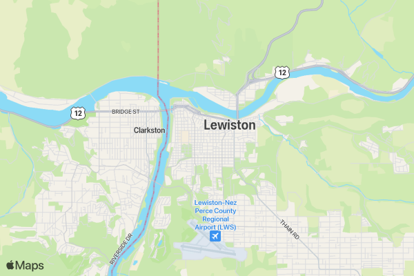LCSC Winter Track Clinic location map image