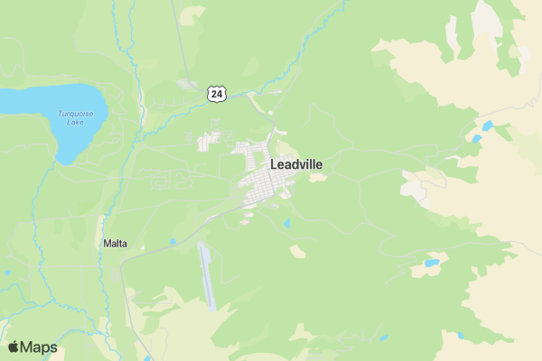 Leadville Ski Joring location map image