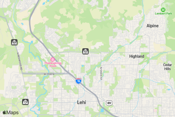 Lehi Round Up  location map image