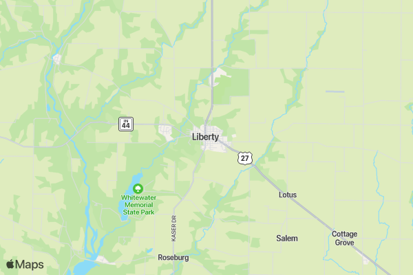 Liberty Freedom Run 7.5k location map image