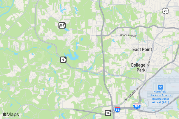 Light Up the Night at Princeton Lakes 5k Run/Walk location map image