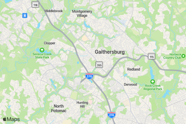 Lily's Loop Maryland location map image