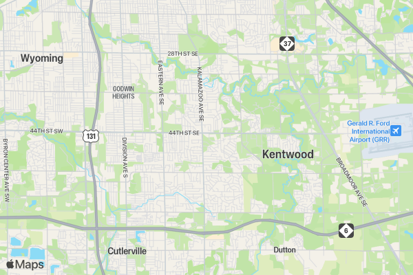 Limb Loss Awareness 5K location map image