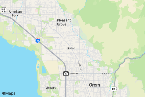 Lindon Days 5K location map image