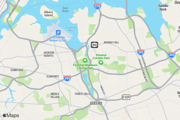 LiveOnNY Donor Heroes 5K location map image