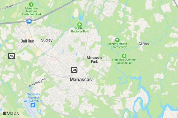 LLS 5K Fun Run location map image