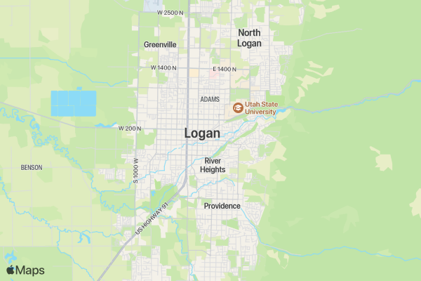 Logan River Trail Race location map image