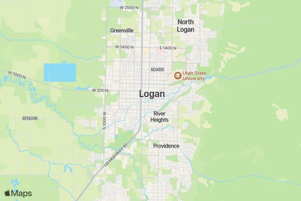 Logan Trails Festival 5K location map image