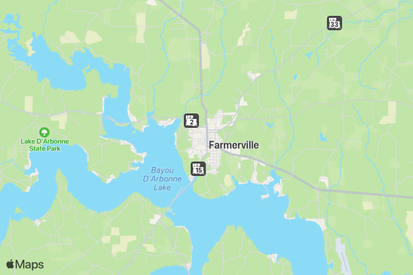 Louisiana Watermelon Run location map image