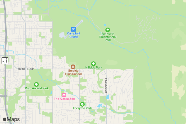 Love A Nurse Run - Anchorage location map image