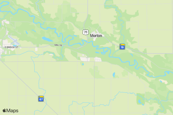 Lower Sioux Community Wellness Health Fair and 5K Run/Walk location map image