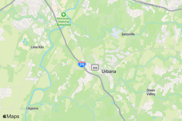 Lucky Leprechaun 5K, 10K and 1 mile Run location map image